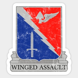 229th Aviation Regiment - Vintage Faded Style Sticker